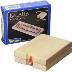 Kalaha - Mini - Schima-Holz - Reisespiel