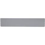 KalaMitica 60014-990-001 magnetische Kreidetafel aus Stahl, Farbe: Silber, Größe:14x70x0,12 cm