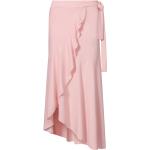 Pinke Unifarbene Kalani Nachhaltige Wickelröcke aus Polyamid für Damen Einheitsgröße 