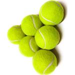 Kalindri Sports Premium Cricket-Tennisball, Gelb, 6 Stück