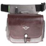 Braune Vegane Fototaschen & Kamerataschen mit Reißverschluss aus Kunstleder Klein 