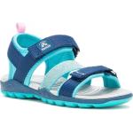 Marineblaue Kamik Vegane Outdoor-Sandalen mit Glitzer mit Riemchen für Kinder Größe 33 für den für den Sommer 