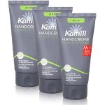 Kamill Handcreme MEN 3er Set (3 x 75ml) - pflegt & schützt mit Bio Kamille & Bisabolol, für trockene & beanspruchte Männerhände