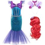 Blaue Arielle die Meerjungfrau Meerjungfrau-Kostüme für Kinder Größe 110 
