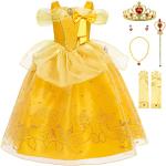 Gelbe Dornröschen Belle Cosplay-Kostüme für Kinder 
