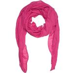Kandharis leichter Sommerschal weiche Schal Halstuch Tuch für Damen XXL Einfarbig Pastelltöne Baumwolle Viskose WS-72 10- Pink