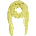 Kandharis leichter Sommerschal weiche Schal Halstuch Tuch für Damen XXL Einfarbig Pastelltöne Baumwolle Viskose WS-72 11- Zitronengelb