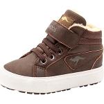 Reduzierte Sandfarbene Kangaroos High Top Sneaker & Sneaker Boots ohne Verschluss wasserabweisend für Kinder Größe 23 für den für den Winter 