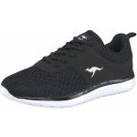 Schwarze Kangaroos Low Sneaker aus Textil Leicht für Damen Größe 42 