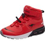 Rote Kangaroos High Top Sneaker & Sneaker Boots mit Klettverschluss wasserdicht für Kinder 