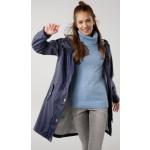 Reduzierte Blaue Wasserdichte Winddichte Kangaroos Maxi Langmäntel für Damen Größe XS für den für den Winter 