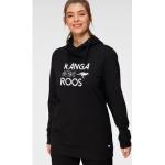 Schwarze Kangaroos Damensweatshirts Größe 3 XL 