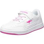 KangaROOS Unisex K-CP Gate EV Sneaker, White/Daisy pink, 40 EU