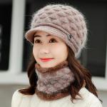 Rosa Kaschmir-Schals aus Wolle für Damen für den für den Winter 
