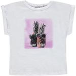 Reduzierte Weiße Kanz Rundhals-Ausschnitt Printed Shirts für Kinder & Druck-Shirts für Kinder aus Baumwolle für Mädchen Größe 92 