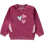 Pinke Motiv Kanz Kindersweatshirts mit Rüschen für Babys Größe 74 