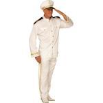 Kapitän Uniform Kostüm - weiß