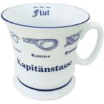 Kapitänstasse Kaffee-Becher aus Porzellan
