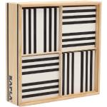 KAPLA - Holzbausteine, schwarz/weiß, 100er Box