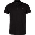 Schwarze Kurzärmelige Kappa Peleot Rundhals-Ausschnitt T-Shirts für Herren Größe M 