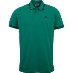 Grüne Sportliche Kurzärmelige Kappa Rundhals-Ausschnitt Kurzarm-Poloshirts aus Baumwolle mit Kapuze für Herren Größe 6 XL 