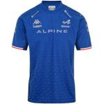 Kappa Kombat Fernando Alonso BWT Alpine F1 Team T-Shirt Formel 1, Marineblau, Weiß., XL