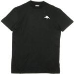 Schwarze Streetwear Kappa T-Shirts für Herren Größe L 