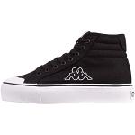 Schwarze Streetwear Kappa High Top Sneaker & Sneaker Boots aus Canvas für Herren Größe 39 