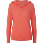 Korallenrote Include Kaschmir-Pullover mit Vogel-Motiv aus Wolle maschinenwaschbar für Damen Größe XL 