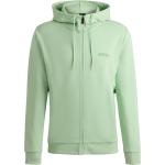 Hellgrüne HUGO BOSS BOSS Zip Hoodies & Sweatjacken mit Reißverschluss aus Baumwollmischung für Herren Größe 6 XL 