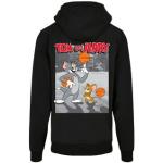 Schwarze F4nt4stic Tom und Jerry Herrenhoodies & Herrenkapuzenpullover mit Basketball-Motiv Größe XS 