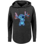 Kapuzenpullover F4NT4STIC "Disney Lilo und Stitch Little Devils" grau (charcoal) Damen Pullover