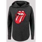 Anthrazitfarbene F4nt4stic Rolling Stones Damenhoodies & Damenkapuzenpullover Größe XS 