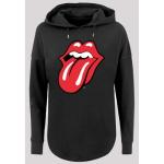 Schwarze F4nt4stic Rolling Stones Damenhoodies & Damenkapuzenpullover Größe XS 