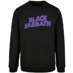 Kapuzenpullover F4NT4STIC "Black Sabbath Heavy Metal Band Wavy Logo Black" schwarz Herren Pullover