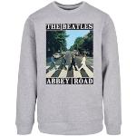 Kapuzenpullover F4NT4STIC "The Beatles Band Abbey Road" grau (heather grey) Herren Pullover