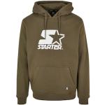 Sweater STARTER BLACK LABEL "Herren Starter The Classic Logo Hoody" grün (darkolive) Herren Sweatshirts