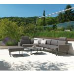 Silberne Karasek Sylt Lounge Gartenmöbel & Loungemöbel Outdoor aus Aluminium Breite 100-150cm, Höhe 100-150cm, Tiefe 50-100cm 