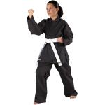 Karateanzug Shadow schwarz 8 oz, Kwon® Preiswerter Einsteigeranzug 110-200