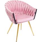 Rosa Moderne KARE DESIGN Armlehnstühle aus Textil mit Armlehne 