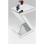 Silberne Moderne KARE DESIGN Rechteckige Glascouchtische aus Glas 