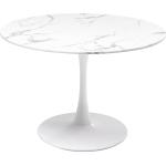 Weiße KARE DESIGN Runde Runde Tische lackiert aus Keramik 