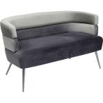 Hellgraue KARE DESIGN Zweisitzer-Sofas aus Textil Breite 100-150cm, Höhe 100-150cm, Tiefe 50-100cm 2 Personen 
