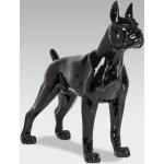 Schwarze KARE DESIGN Skulpturen & Dekofiguren mit Tiermotiv aus Porzellan 