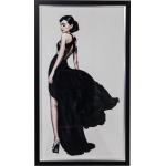 Schwarze KARE DESIGN Audrey Hepburn Pop-Art Bilder 