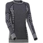 Schwarze Kari Traa Merino-Unterwäsche aus Merino-Wolle für Damen Größe XL 
