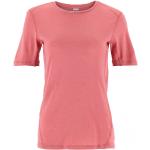 Reduzierte Rosa Kurzärmelige Kari Traa T-Shirts aus Wolle für Damen Größe S 