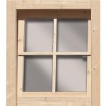Gartenhaus-Fenster aus Holz 