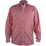 Rote Karo Harrys Collection Trachtenhemden aus Baumwolle für Herren Größe 4 XL zum Oktoberfest 