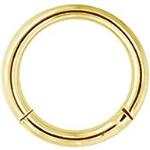 Drops Karisma Gold Titan G23 Hinged Segmentring Charnier/Septum Clicker Helix Ring Piercing Ohrring Stärke 1,0x7mm